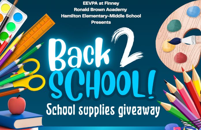 Back to School giveaway flyer